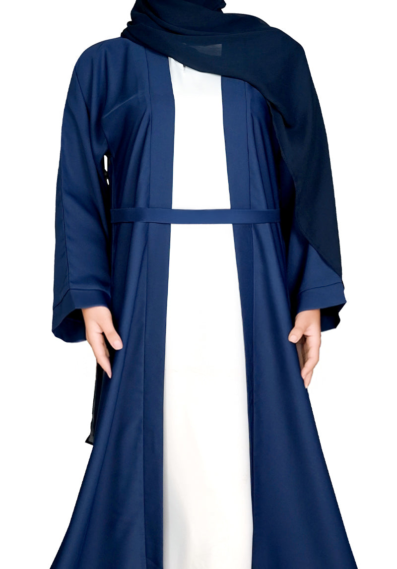 ABAYA WITH KHIMAR SET - PLUM